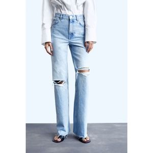 NWT Zara Wide Leg Hi Rise Jeans Size 6